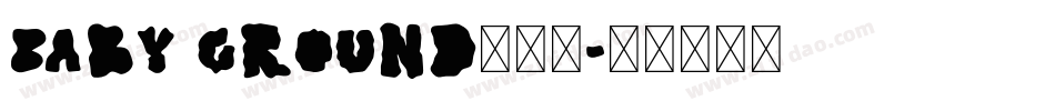 Baby ground生成器字体转换